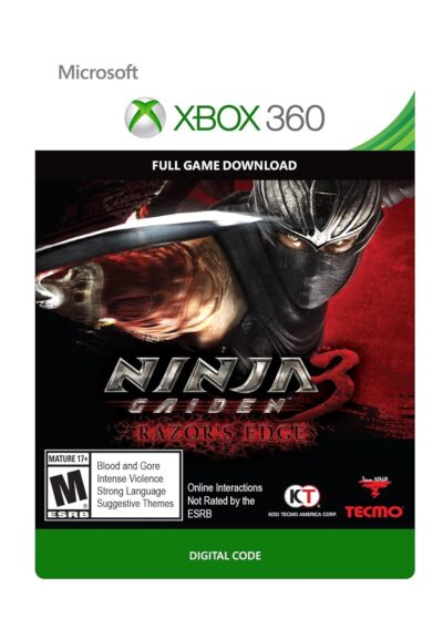 71pYrZSJ4rL._SL1500 Ninja Gaiden 3 Razor’s Edge Xbox 360 Digital Code (US Region)